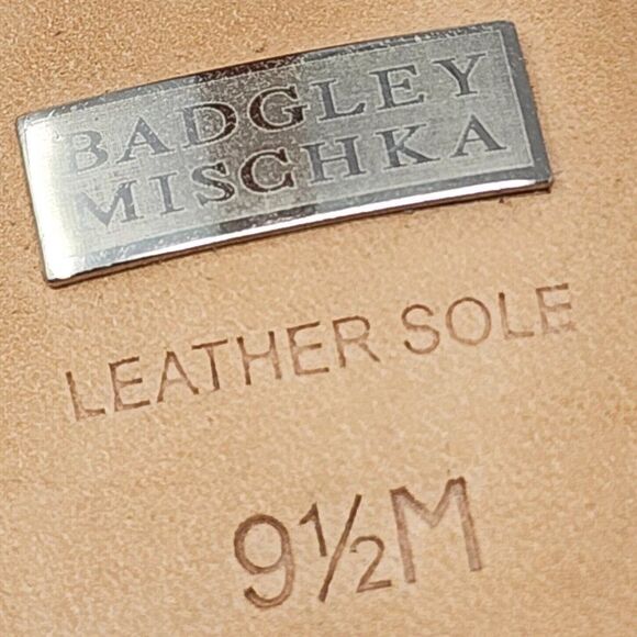 Badgley Mischka Black Open Toed Heels, Women's 9.5 - Picture 7 of 8